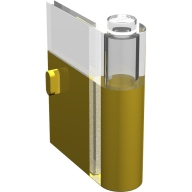 Lego dveře 1x3x3 pravé, žlutá (802 YELLOW)